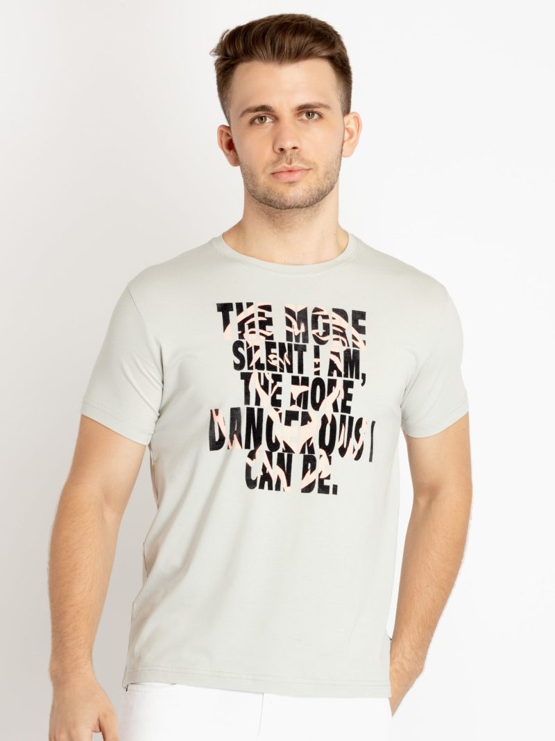 Status Quo Mens Printed Round Neck T-Shirt
