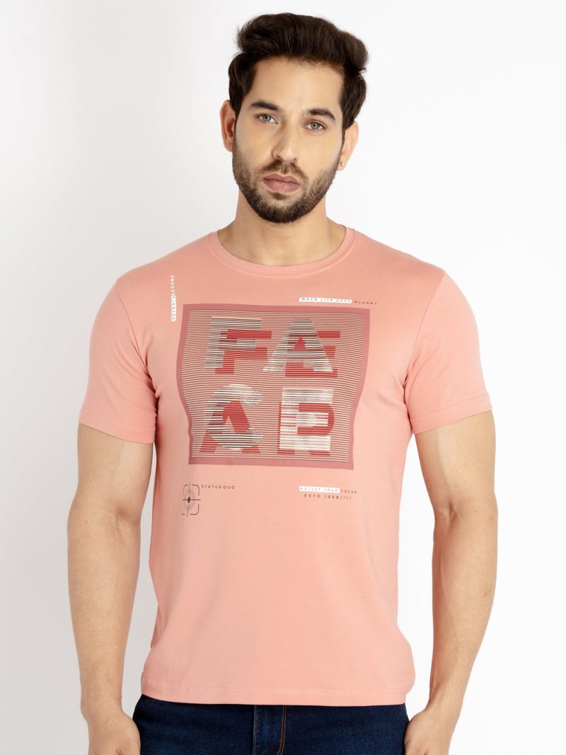 Status Quo Mens Printed Round Neck T-Shirt