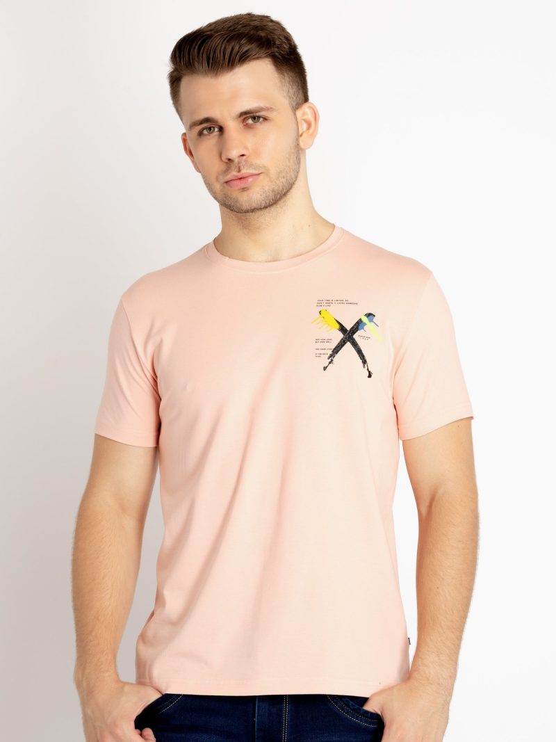 Status Quo Mens Printed Round Neck T-Shirt