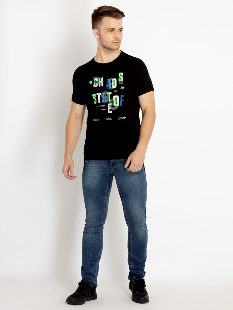 Status Quo Mens Printed Round Neck T-Shirt