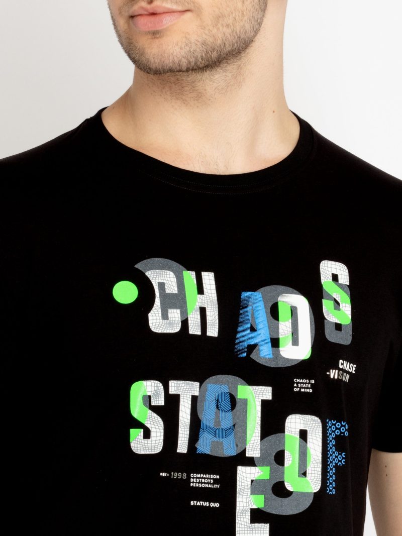 Status Quo Mens Printed Round Neck T-Shirt