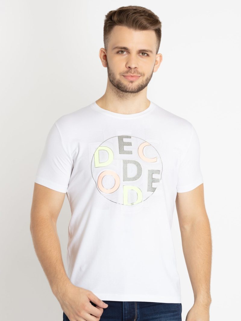 Status Quo Mens Printed Round Neck T-Shirt