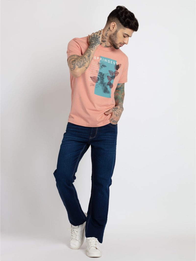 Status Quo Mens Printed Round Neck T-Shirt