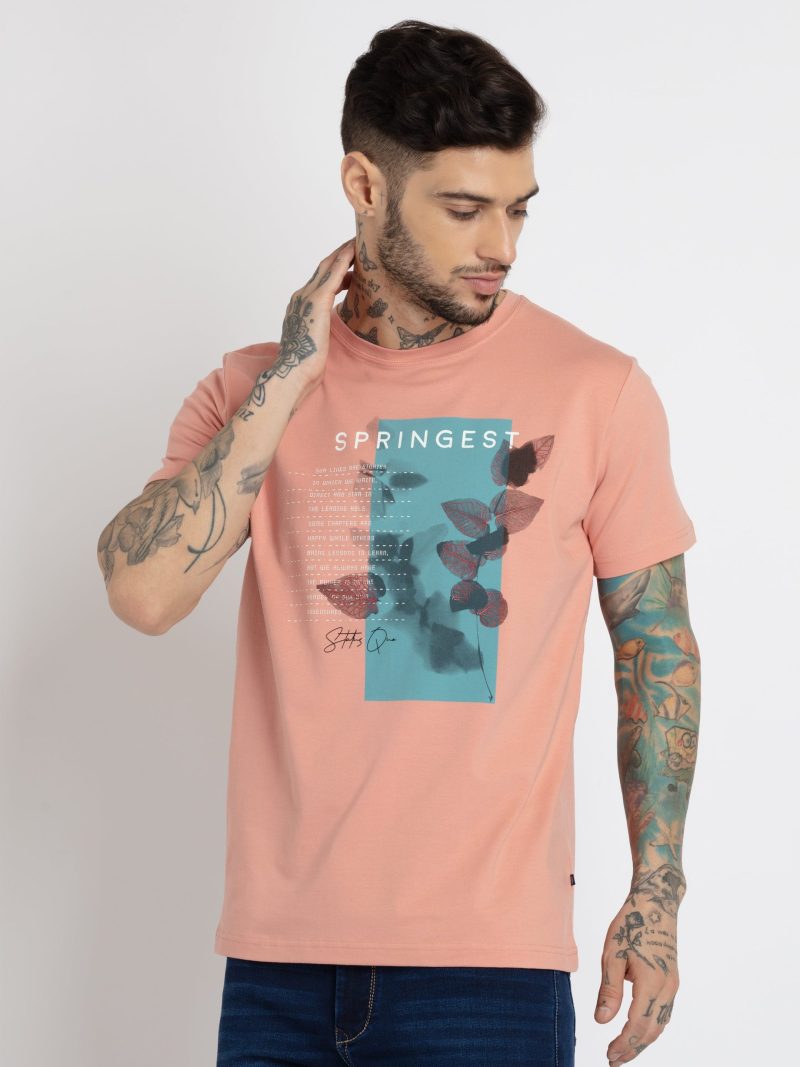 Status Quo Mens Printed Round Neck T-Shirt