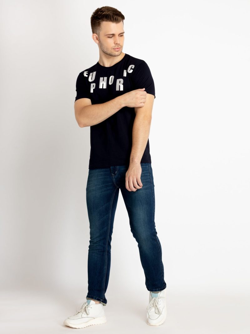 Status Quo Mens Printed Round Neck T-Shirt