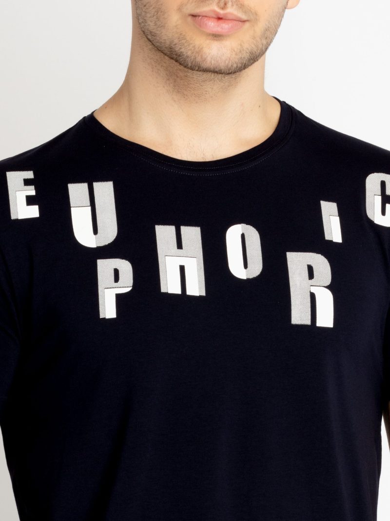 Status Quo Mens Printed Round Neck T-Shirt