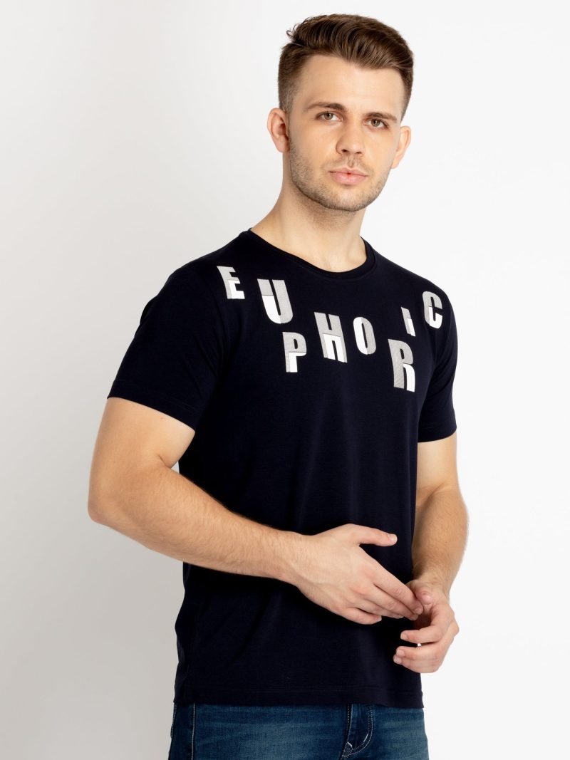 Status Quo Mens Printed Round Neck T-Shirt