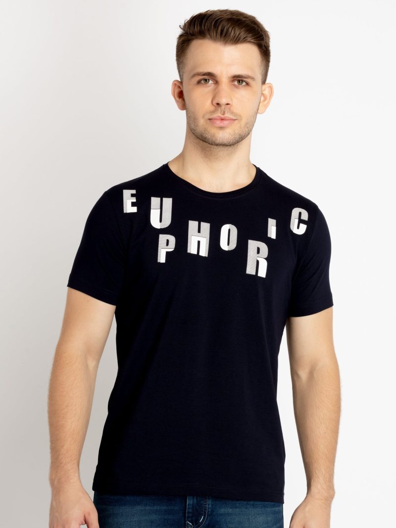 Status Quo Mens Printed Round Neck T-Shirt