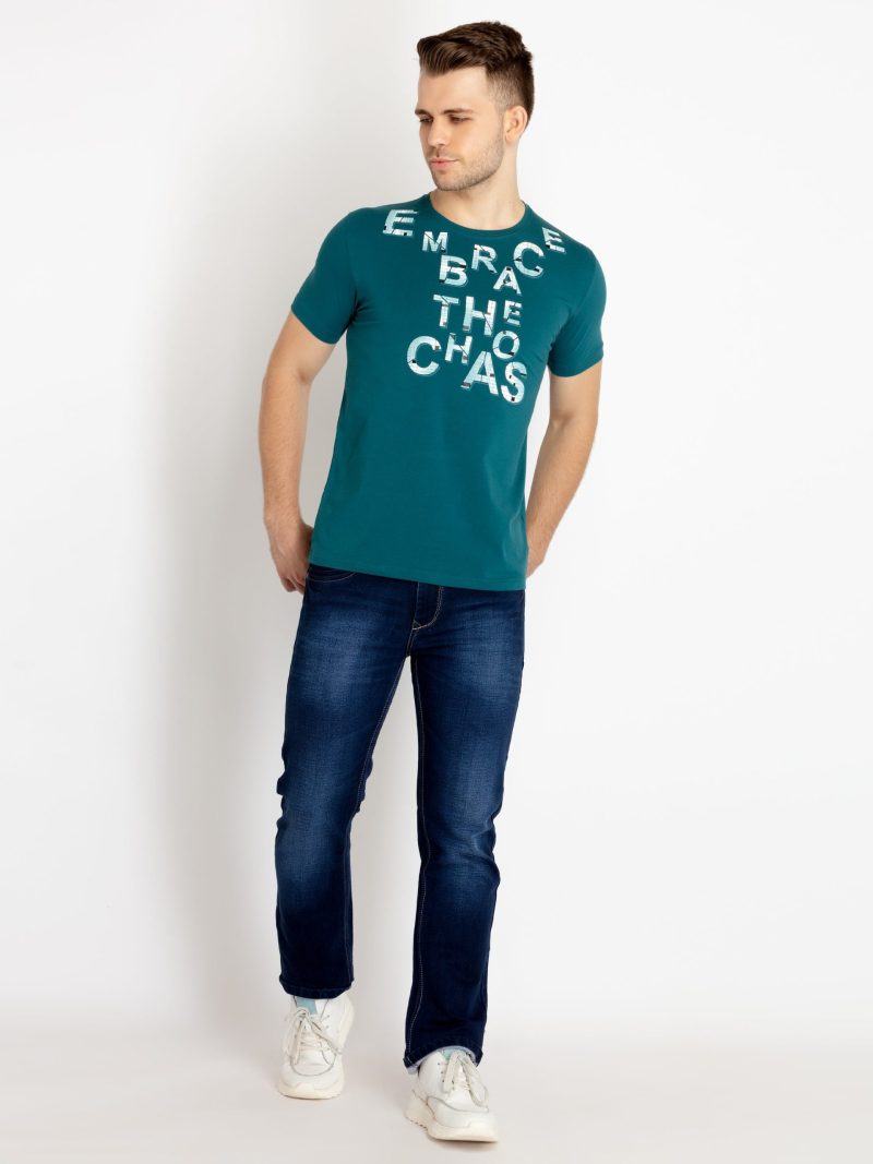 Status Quo Mens Printed Round Neck T-Shirt