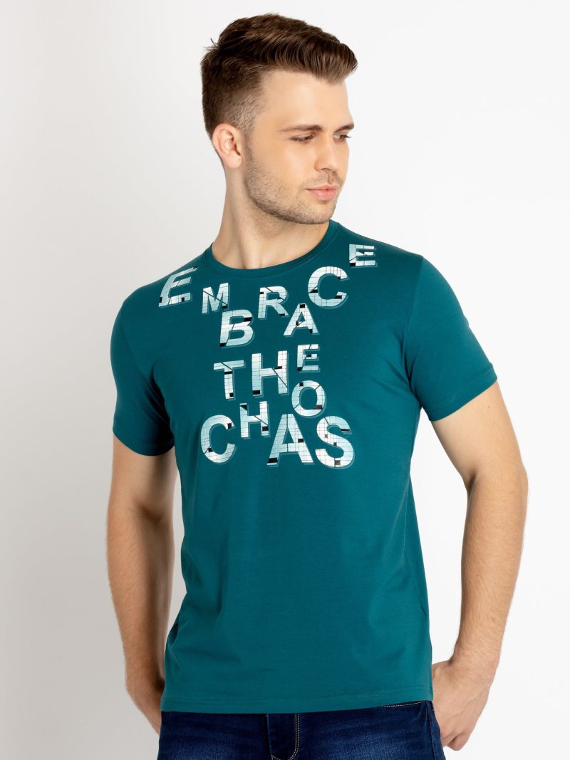 Status Quo Mens Printed Round Neck T-Shirt