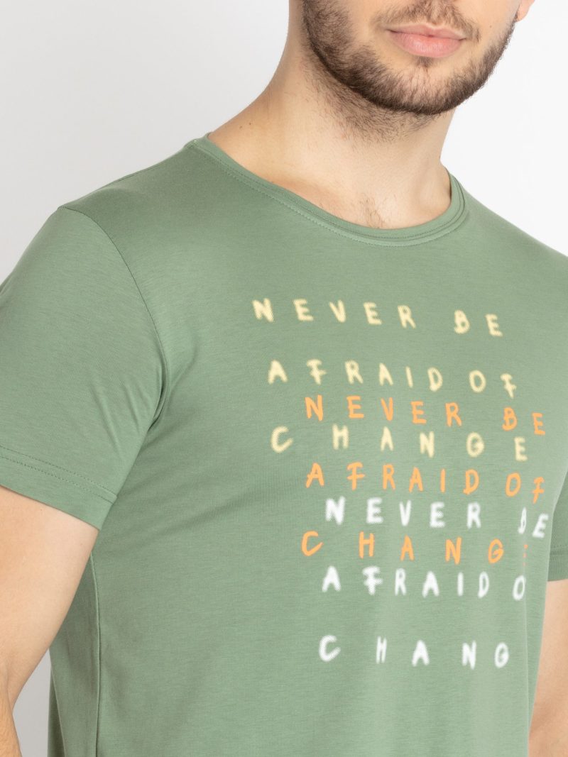 Status Quo Mens Printed Round Neck T-Shirt