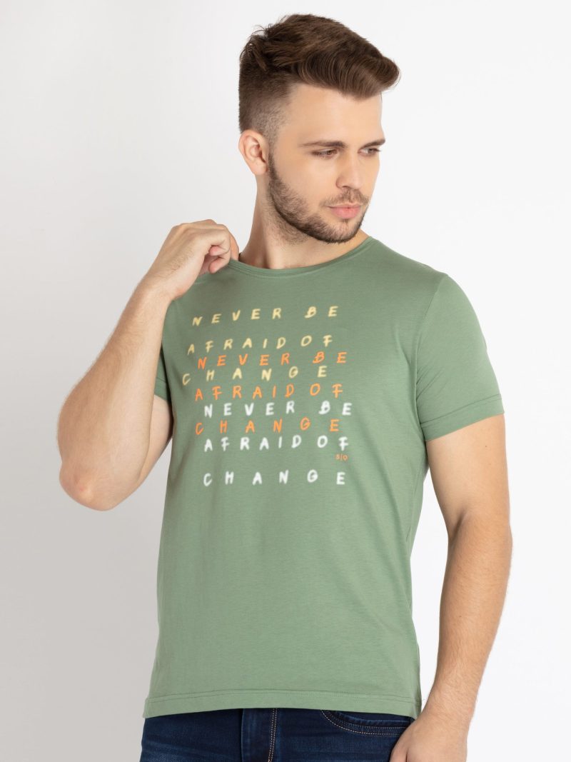 Status Quo Mens Printed Round Neck T-Shirt