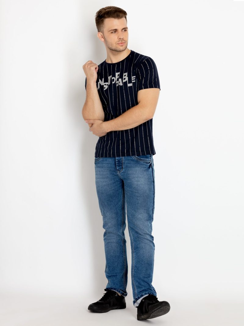 Status Quo Mens Printed Round Neck T-Shirt