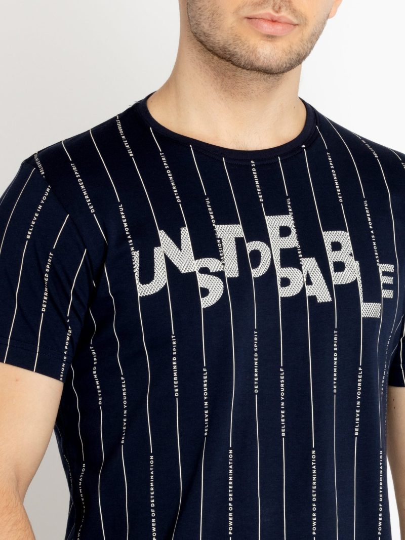 Status Quo Mens Printed Round Neck T-Shirt