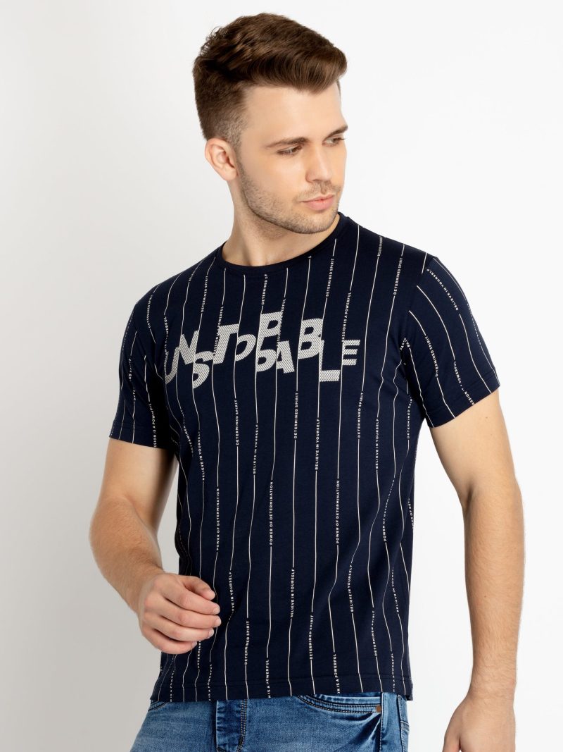 Status Quo Mens Printed Round Neck T-Shirt