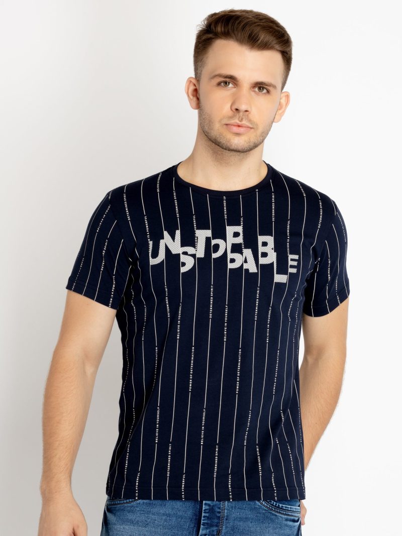 Status Quo Mens Printed Round Neck T-Shirt