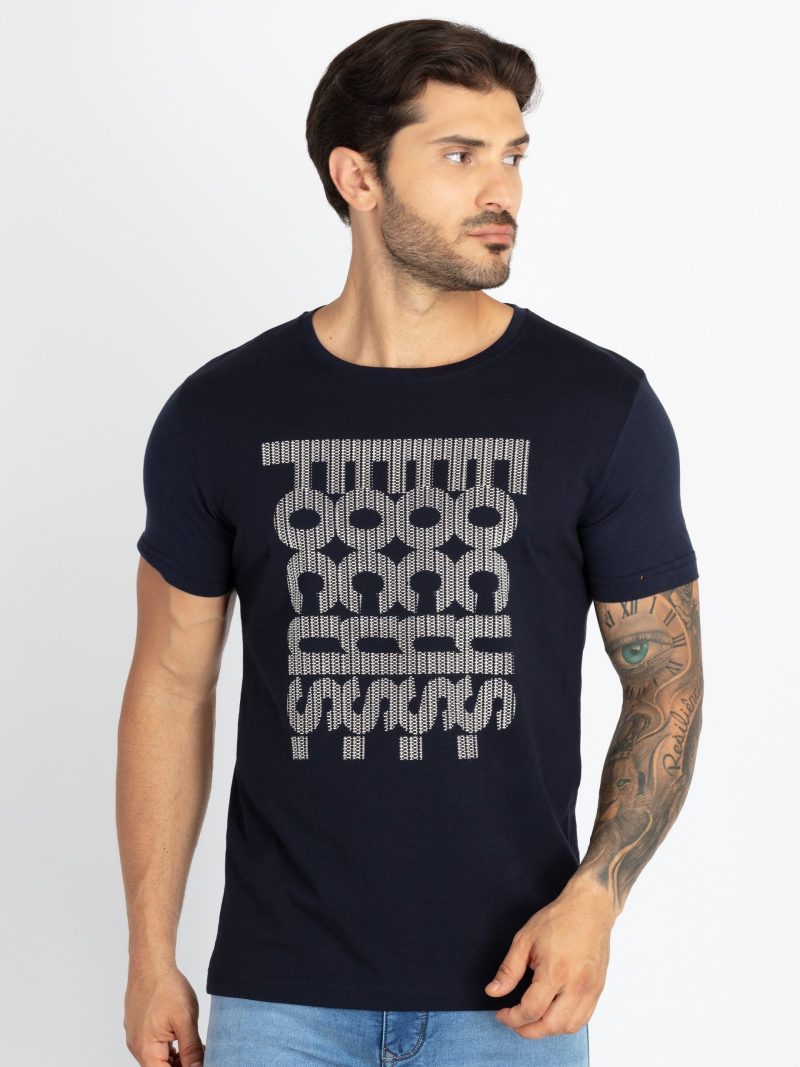 Status Quo Mens Printed Round Neck T-Shirt