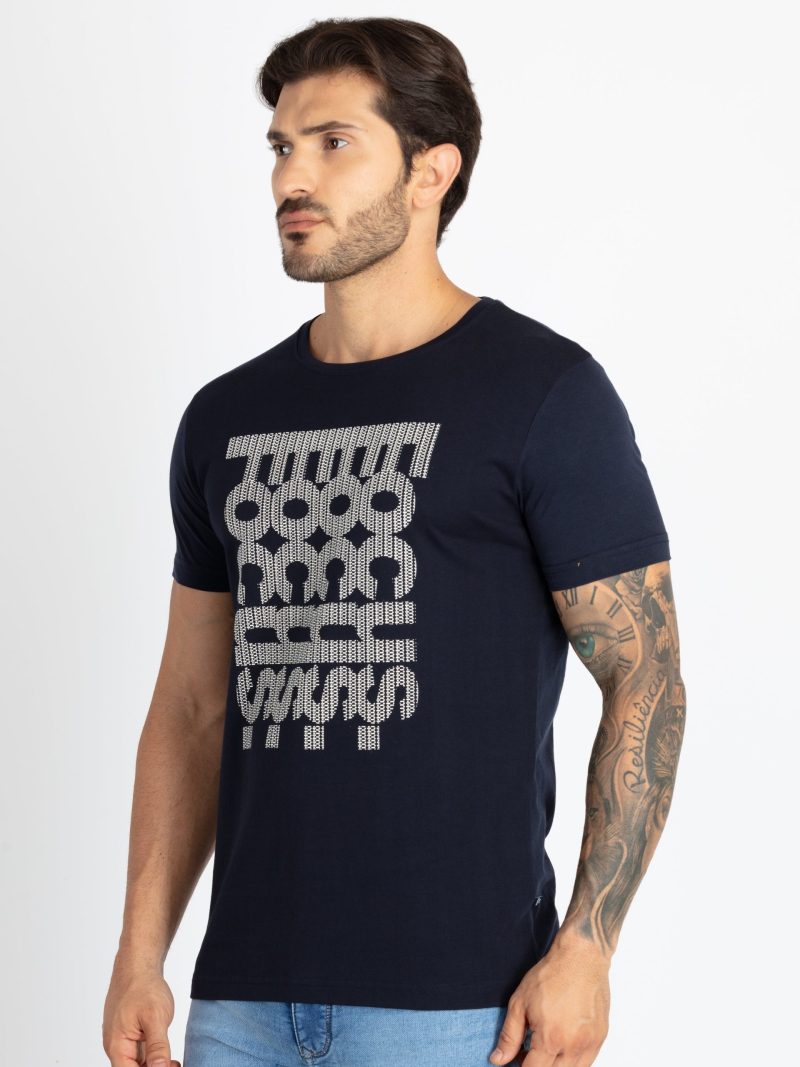 Status Quo Mens Printed Round Neck T-Shirt