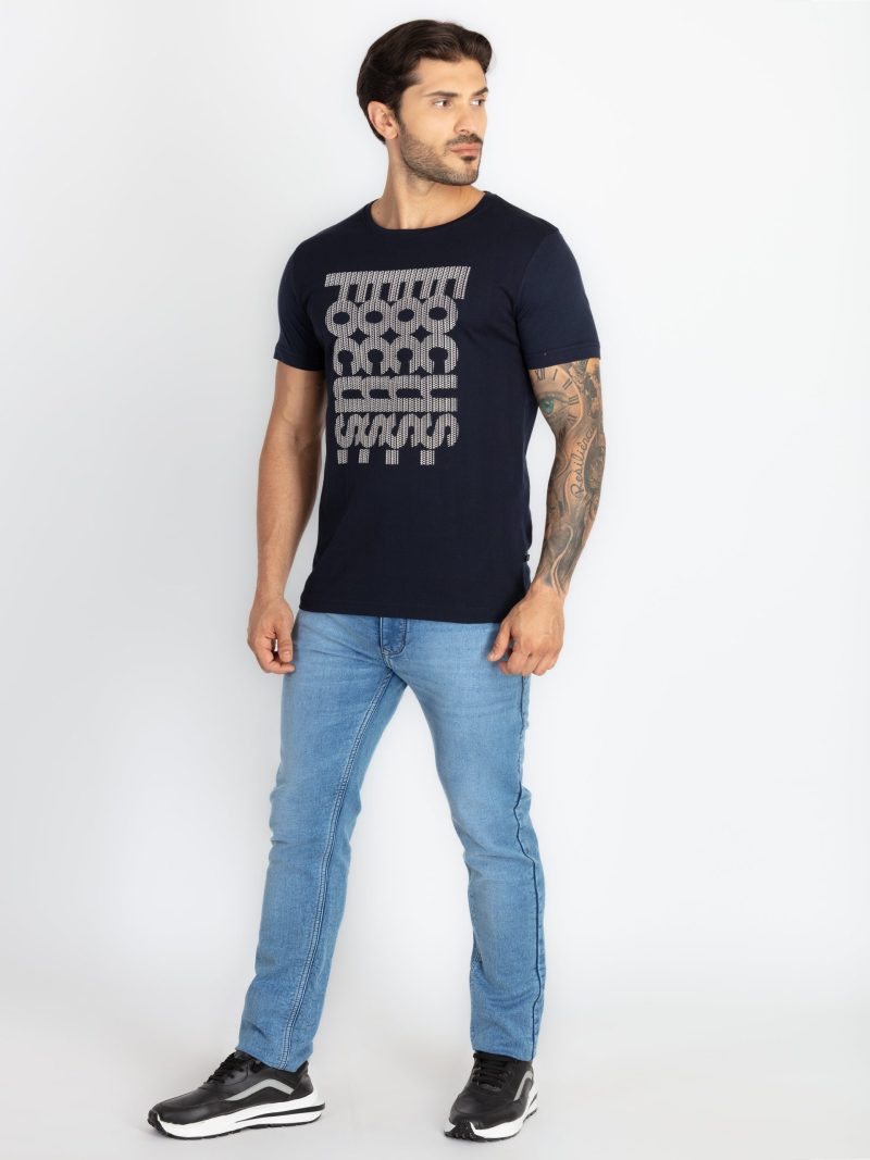 Status Quo Mens Printed Round Neck T-Shirt