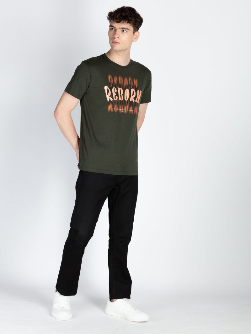 Status Quo Mens Printed Round Neck T-Shirt