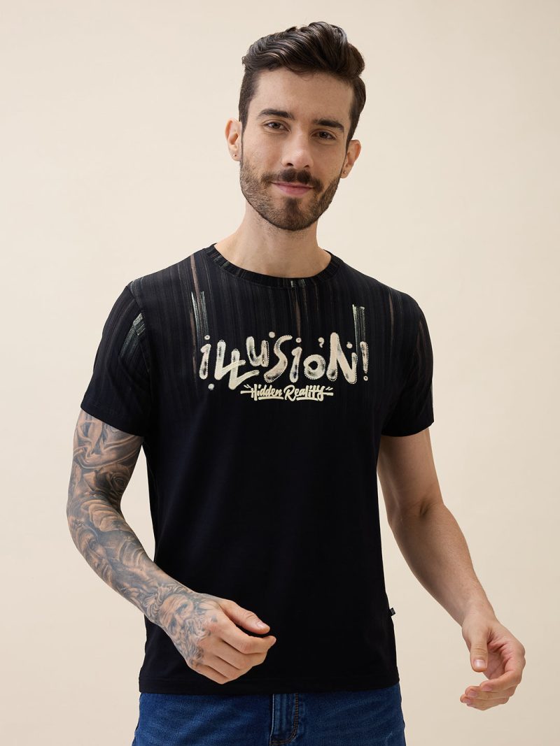 Status Quo Men'S Printed Round Neck Half Sleeves Regular Fit T-Shirt
Write A Review | Ask A Question