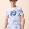 Status Quo Mens All-Over Typography Round Neck Half Sleeves Regular Fit T-Shirt