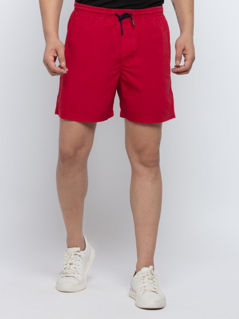Status Quo Solid Regular Fit Shorts