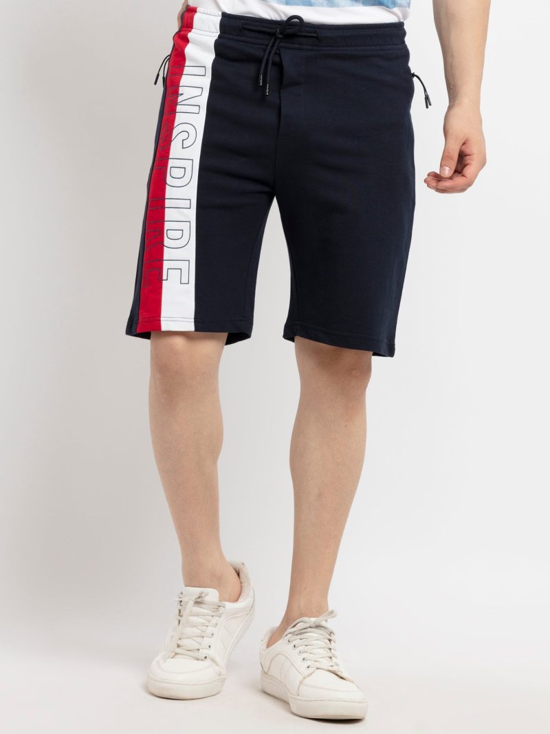 Status Quo Mens Printed Regular Fit Shorts