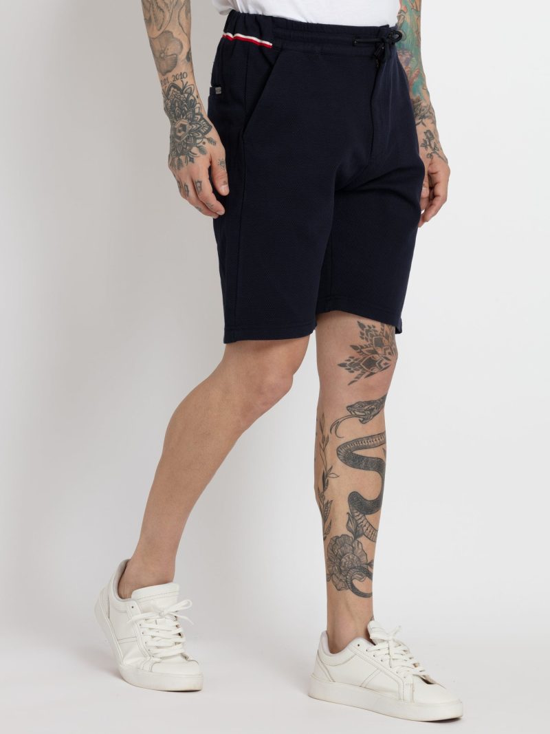 Status Quo Mens Solid Regular Fit Shorts