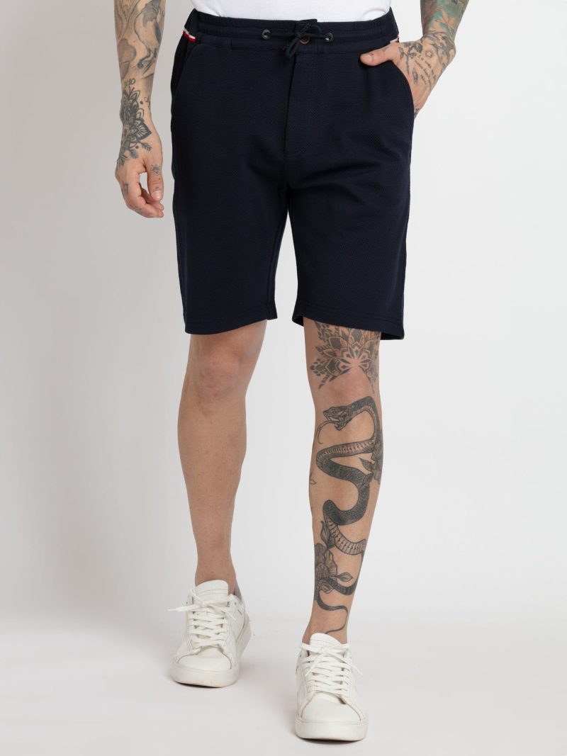 Status Quo Mens Solid Regular Fit Shorts