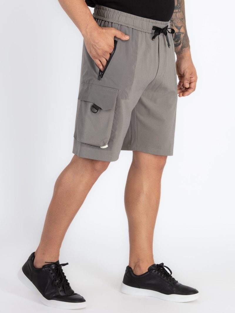 Status Quo Mens Solid Regular Fit Shorts