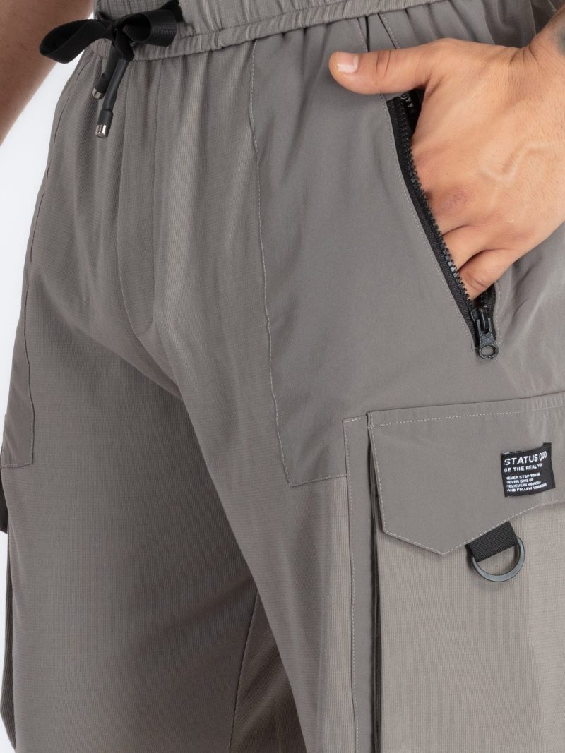 Status Quo Mens Solid Regular Fit Shorts