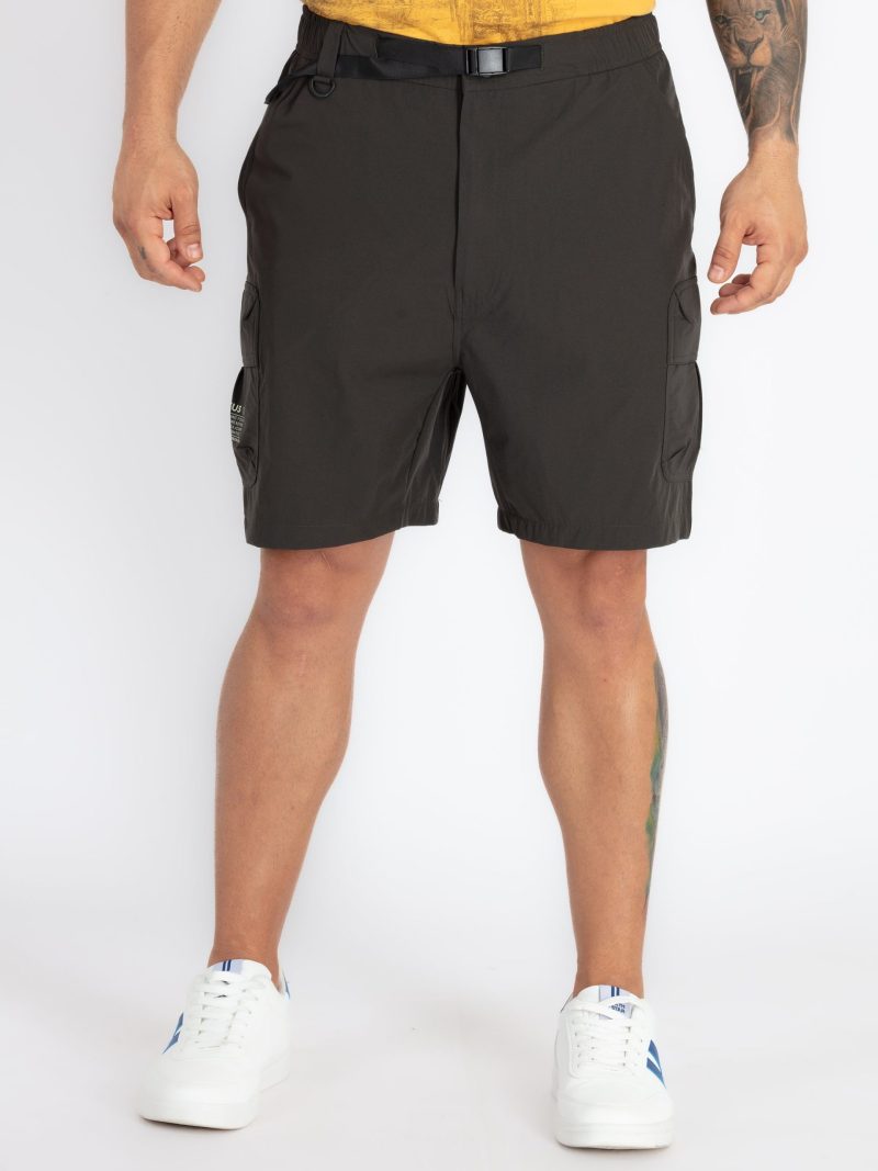 Status Quo Mens Solid Regular Fit Shorts