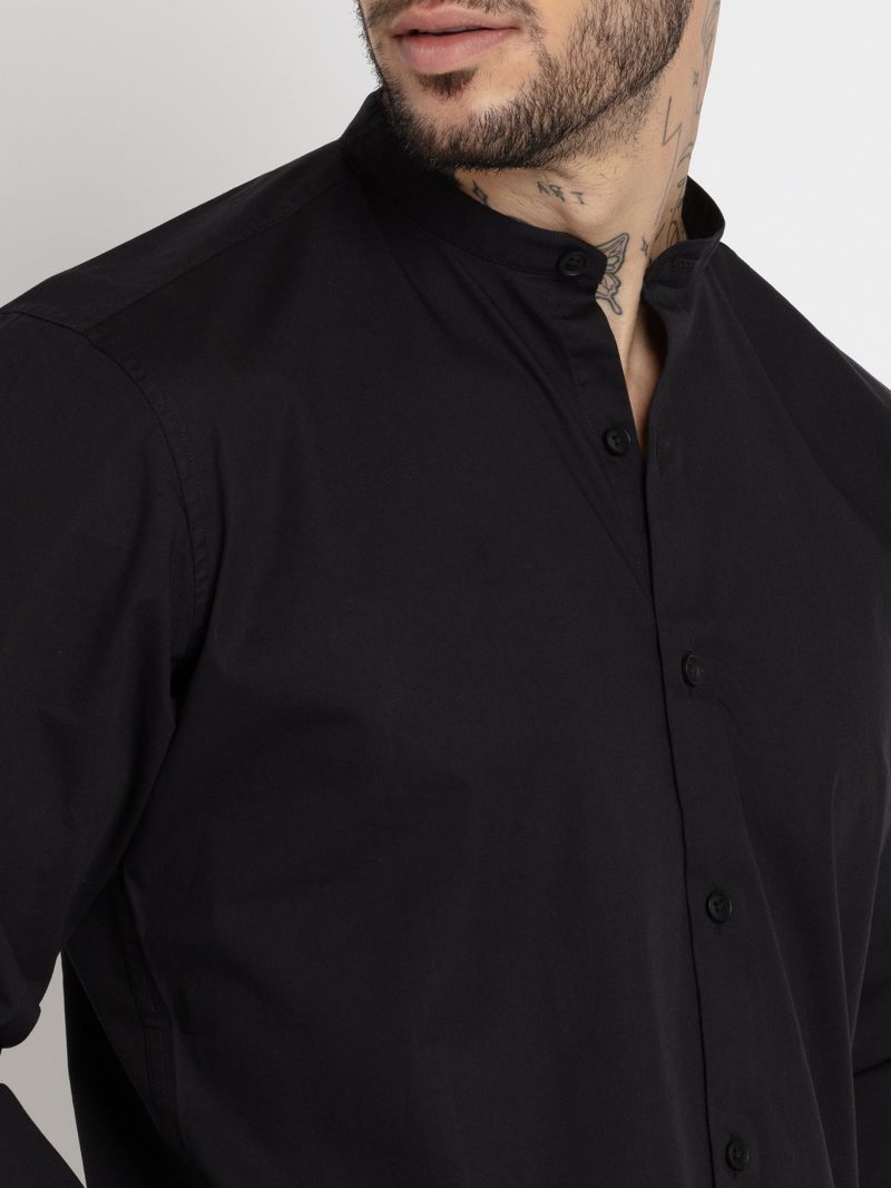 Status Quo Mens Checkered Cotton Slim Fit Shirt