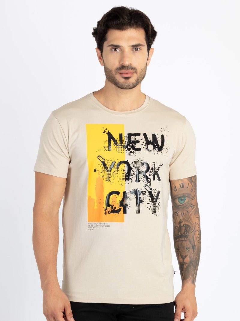 Status Quo Mens Printed Round Neck T-Shirt