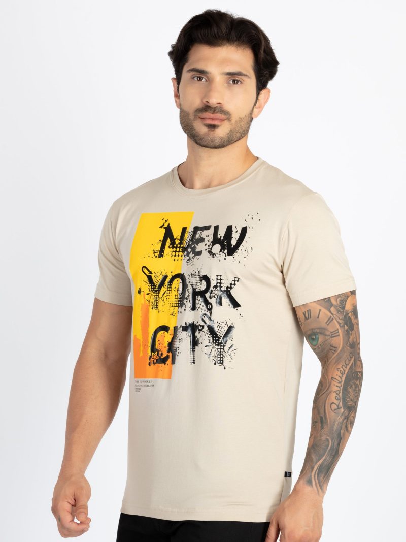 Status Quo Mens Printed Round Neck T-Shirt