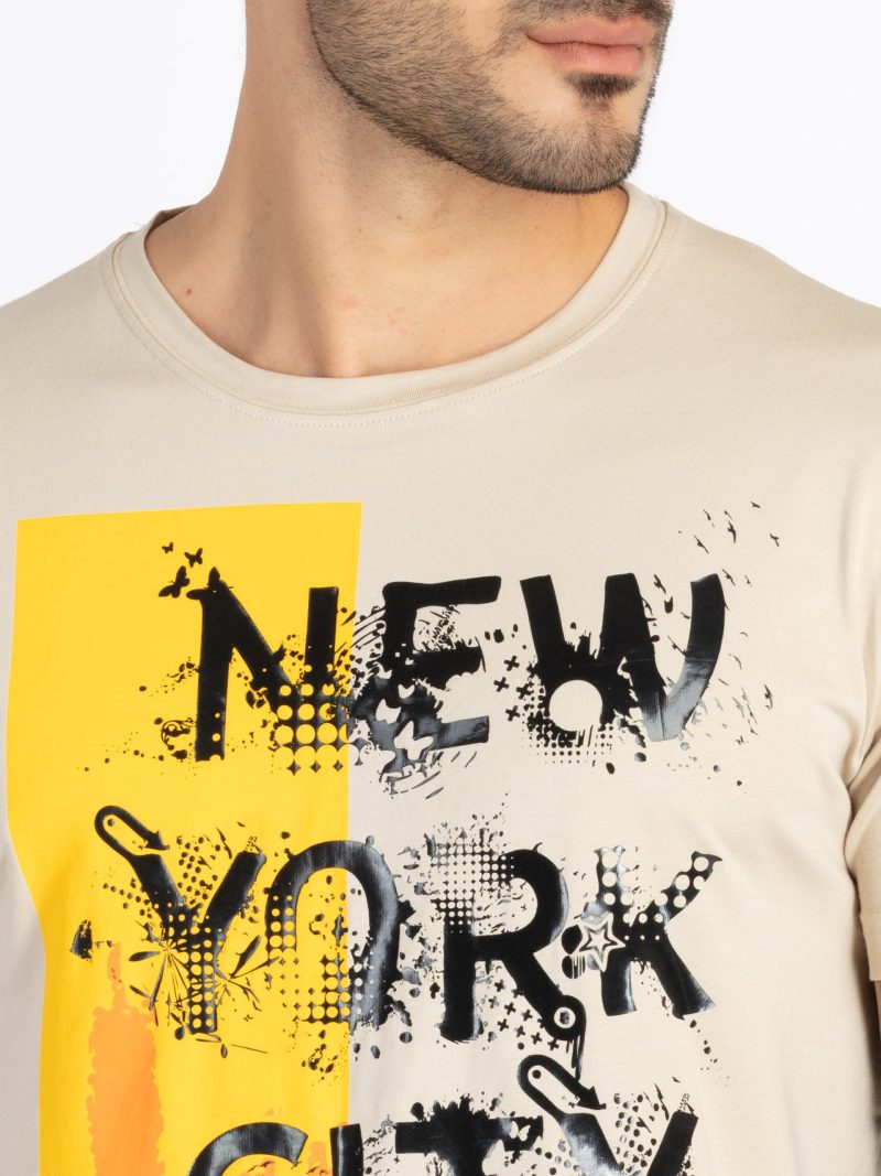 Status Quo Mens Printed Round Neck T-Shirt