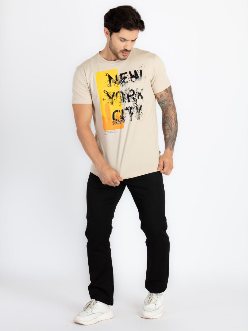 Status Quo Mens Printed Round Neck T-Shirt