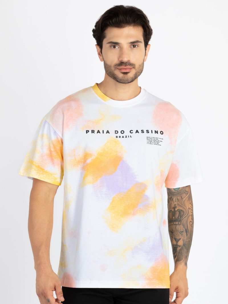 Status Quo Mens All Over Printed Oversized T-Shirt