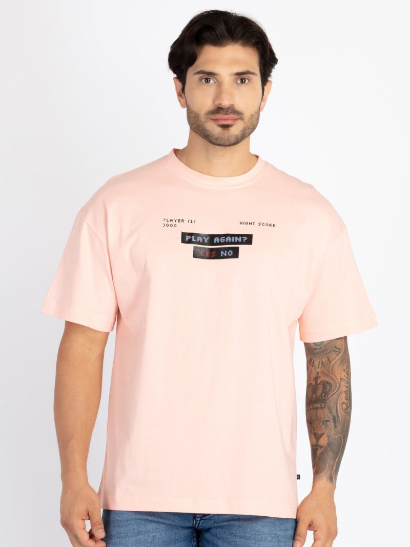 Status Quo Mens Front & Back Printed Oversized T-Shirt