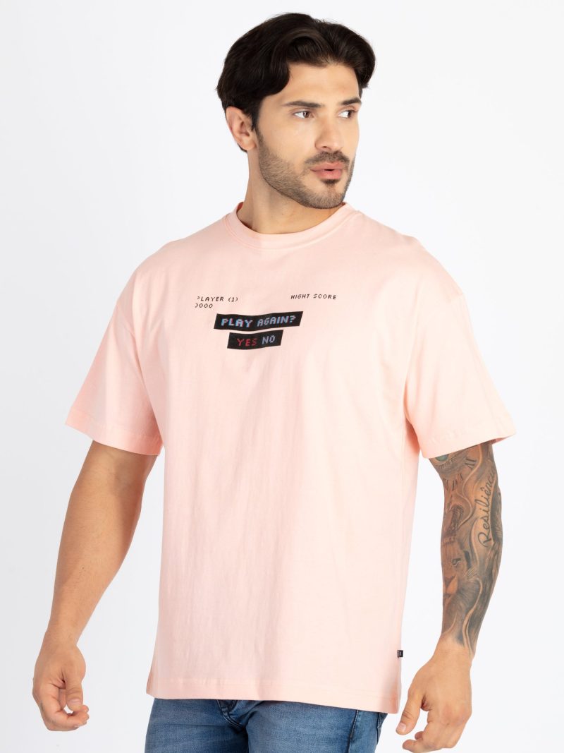 Status Quo Mens Front & Back Printed Oversized T-Shirt
