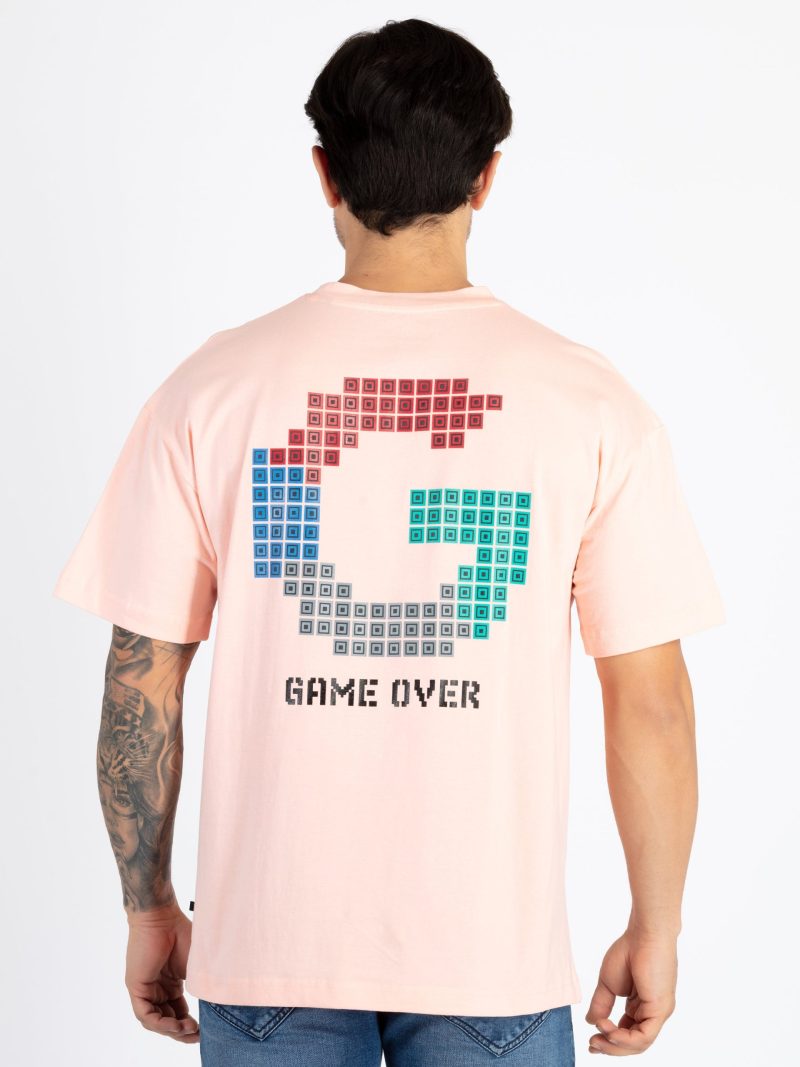 Status Quo Mens Front & Back Printed Oversized T-Shirt