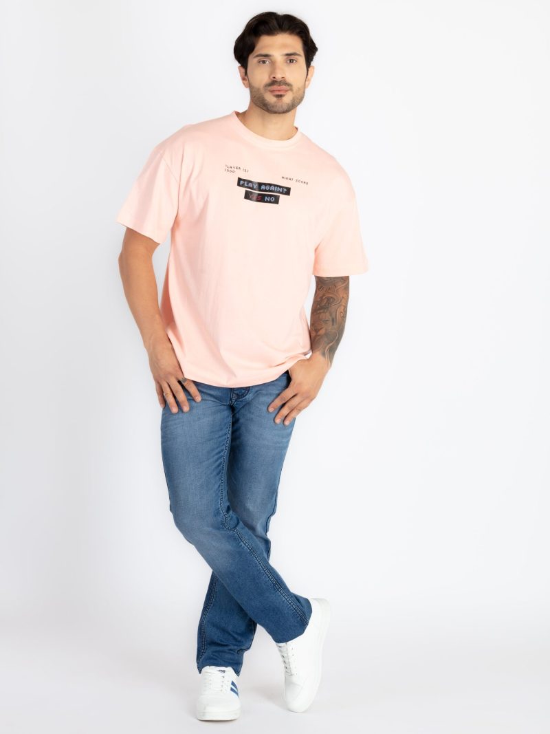 Status Quo Mens Front & Back Printed Oversized T-Shirt