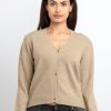 Status Quo Womens Solid V-Neck Sweater