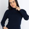 Womens Solid Turtle Neck Sweater