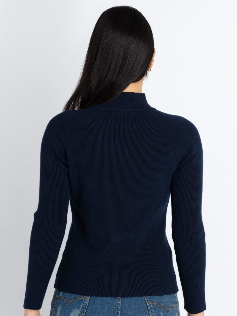 Womens Solid Turtle Neck Sweater