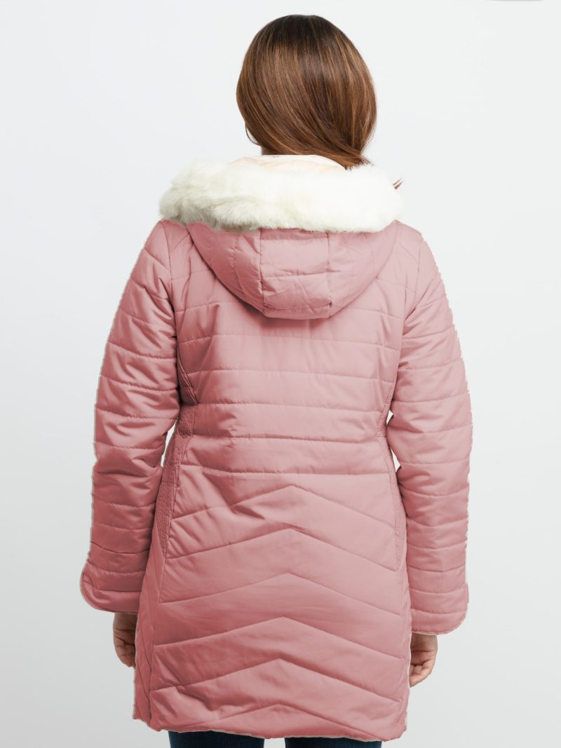 Status Quo Womens Quilted Hooded Jacket