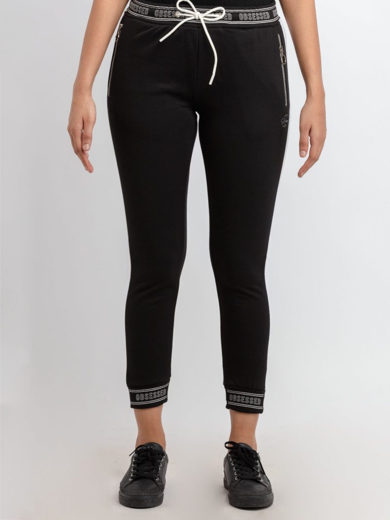 Status Quo Women'S Ankle Length Solid Joggers