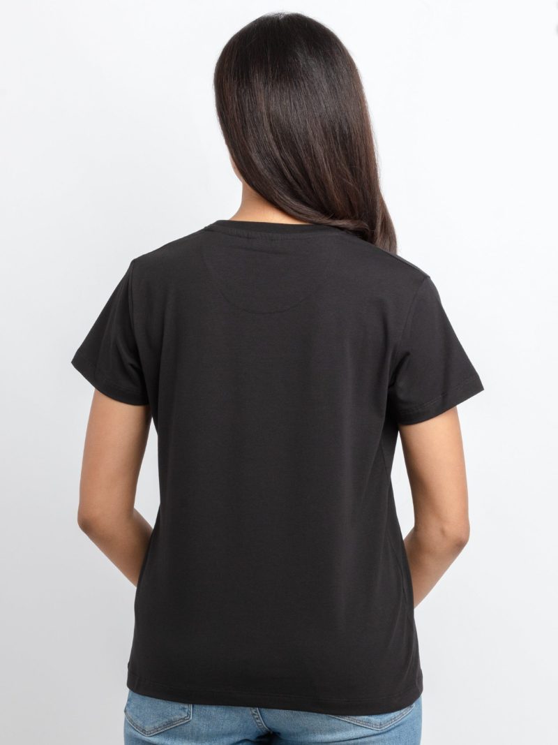 Status Quo Women'S Printed Round Neck T-Shirt