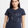 Womens Printed Round Neck T-Shirt